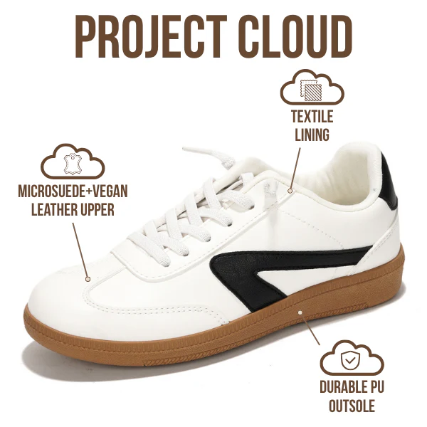 Project Cloud Kids | Lightweight Sneakers | Eco-Leather Upper | Memory Foam | Non-Slip - Little Irita - Image 3