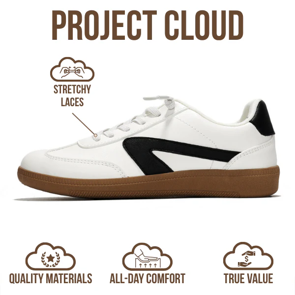 Project Cloud Kids | Lightweight Sneakers | Eco-Leather Upper | Memory Foam | Non-Slip - Little Irita - Image 4