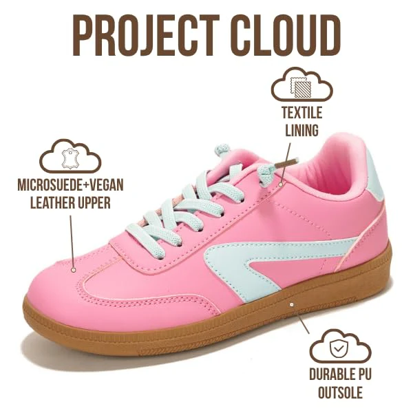 Project Cloud Kids | Lightweight Sneakers | Eco-Leather Upper | Memory Foam | Non-Slip - Little Irita - Image 9