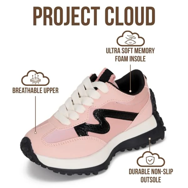 Project Cloud Kids | Eco-Crafted Leather | Memory Foam | Lightweight Sneakers | Non-Slip - Little Lecco - Image 13