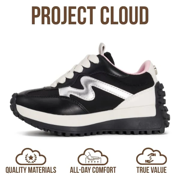Project Cloud Kids | Eco-Crafted Leather | Memory Foam | Lightweight Sneakers | Non-Slip - Little Lecco - Image 19