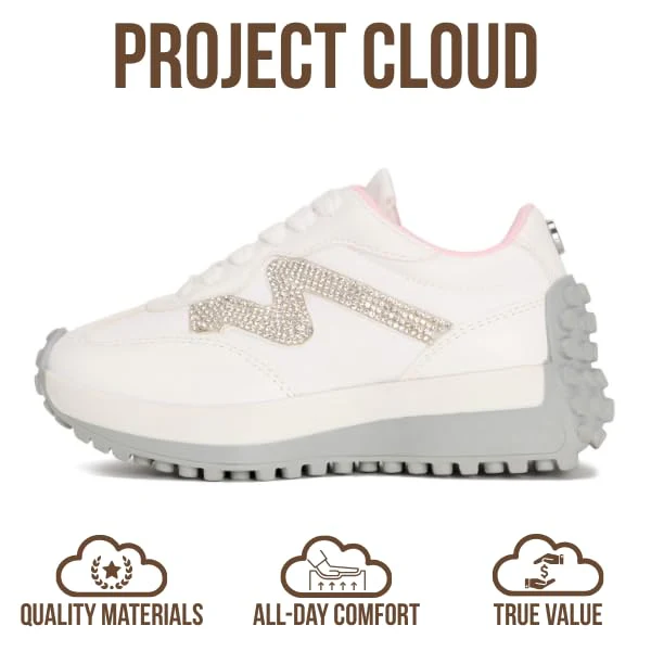 Project Cloud Kids | Eco-Crafted Leather | Memory Foam | Lightweight Sneakers | Non-Slip - Little Lecco - Image 4