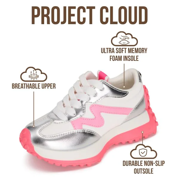 Project Cloud Kids | Eco-Crafted Leather | Memory Foam | Lightweight Sneakers | Non-Slip - Little Lecco - Image 8