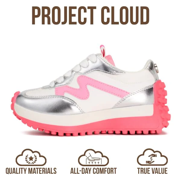 Project Cloud Kids | Eco-Crafted Leather | Memory Foam | Lightweight Sneakers | Non-Slip - Little Lecco - Image 9