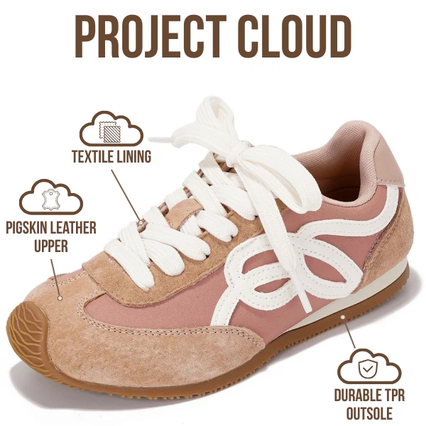 Project Cloud Kids | Sneakers for Girls | Memory Foam | Breathable | Lightweight | Non-Slip - Little Lowy - Image 3