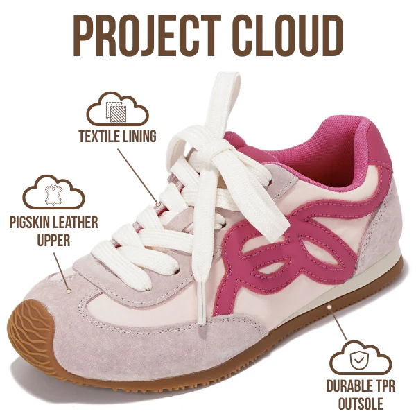 Project Cloud Kids | Sneakers for Girls | Memory Foam | Breathable | Lightweight | Non-Slip - Little Lowy - Image 8