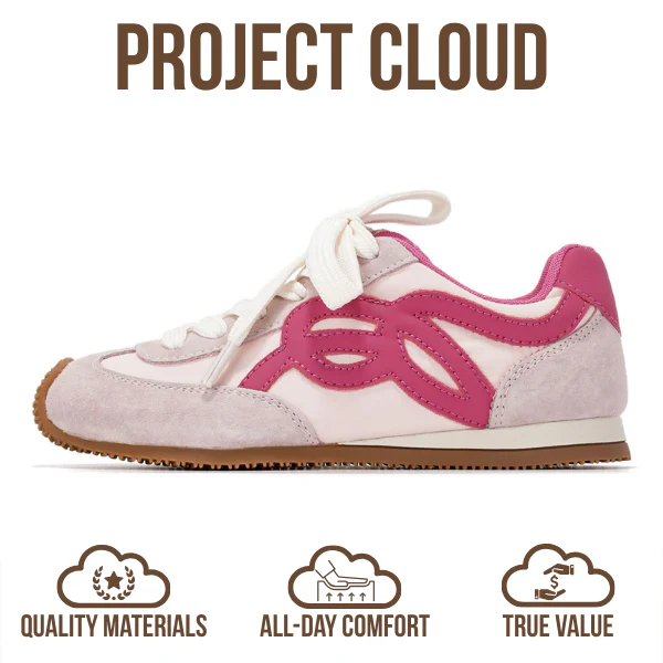 Project Cloud Kids | Sneakers for Girls | Memory Foam | Breathable | Lightweight | Non-Slip - Little Lowy - Image 9