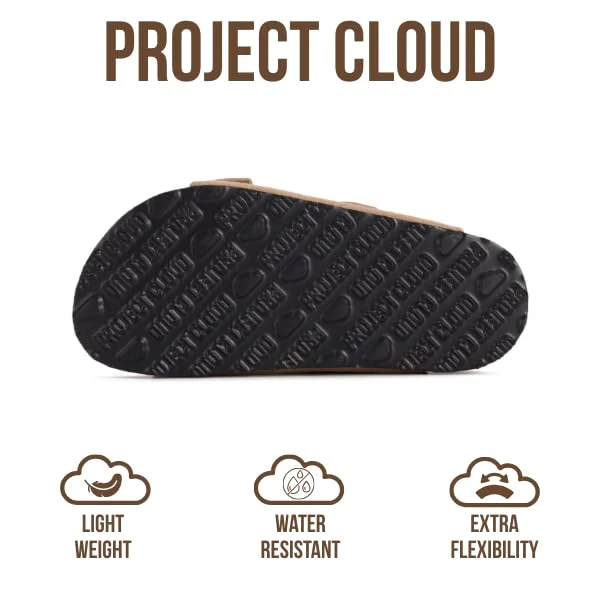 Project Cloud Kids | Genuine Leather Slides for Kids | Water Resistant | Lightweight | Non-Slip - Little Venita Studded - Image 10
