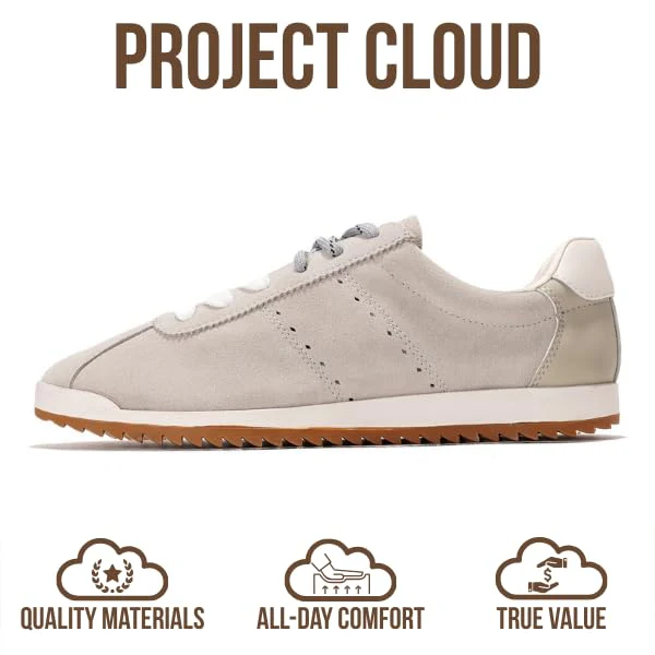 Project Cloud Women's | Fashion Sneakers for Women | Lace-up | Memory Foam | Lightweight | Non-Slip - Lynn - Image 27