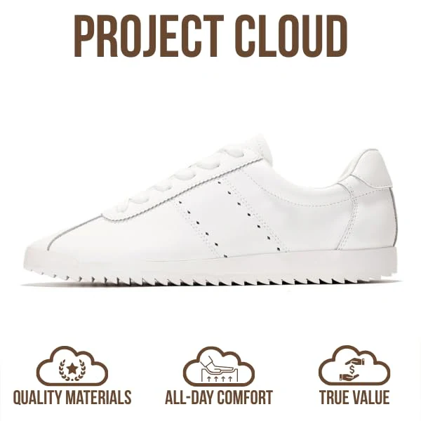 Project Cloud Women's | Fashion Sneakers for Women | Lace-up | Memory Foam | Lightweight | Non-Slip - Lynn - Image 4