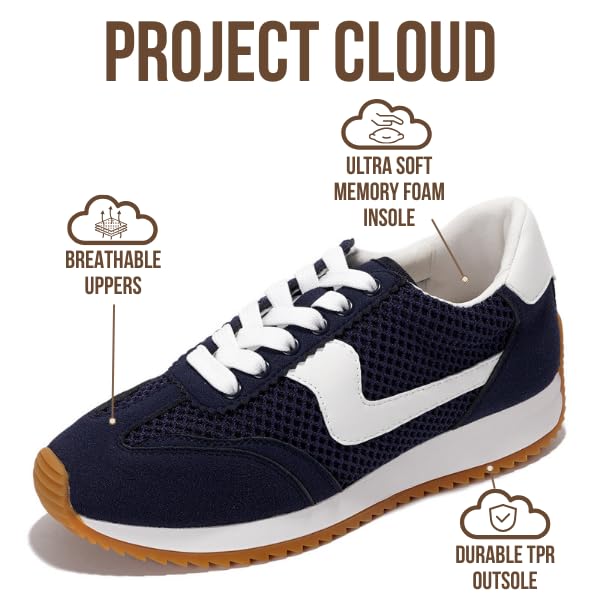 Project Cloud Women's | Fashion Sneakers | ProjectPlush Technology | Lightweight | Anti-Slip - Madison - Image 45