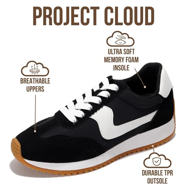 Project Cloud Women's | Fashion Sneakers | ProjectPlush Technology | Lightweight | Anti-Slip - Madison - Image 57