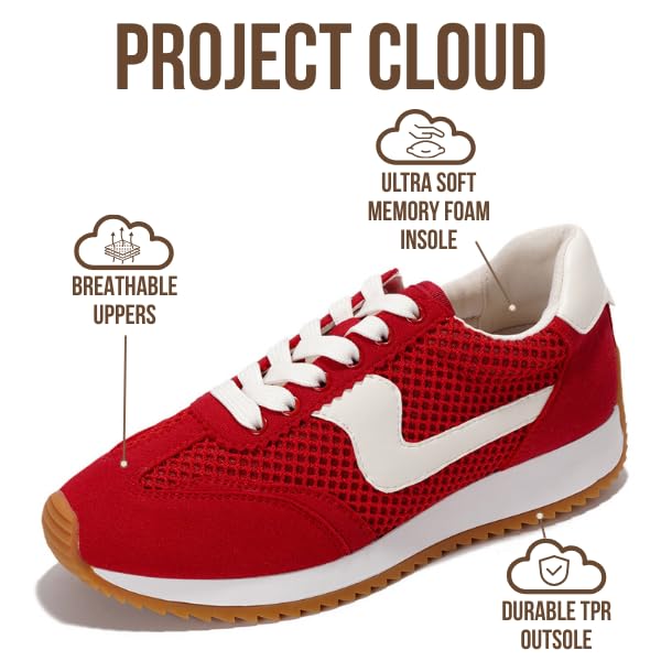 Project Cloud Women's | Fashion Sneakers | ProjectPlush Technology | Lightweight | Anti-Slip - Madison - Image 63