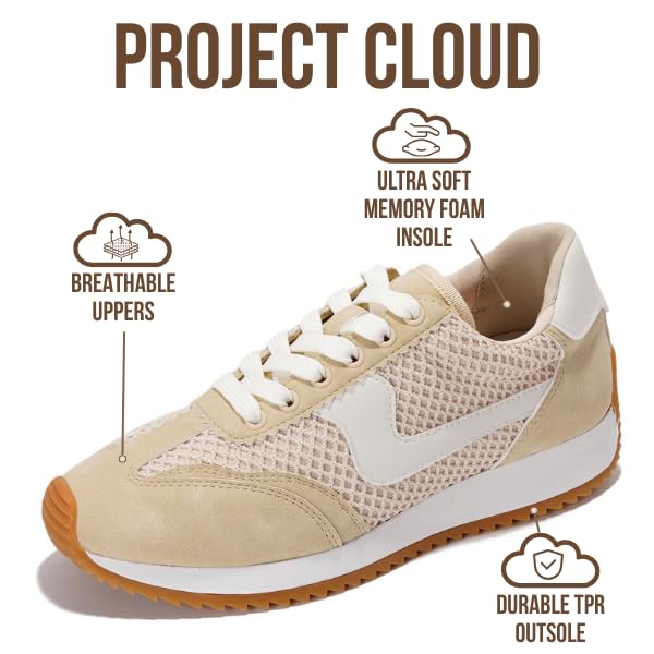Project Cloud Women's | Fashion Sneakers | ProjectPlush Technology | Lightweight | Anti-Slip - Madison - Image 69