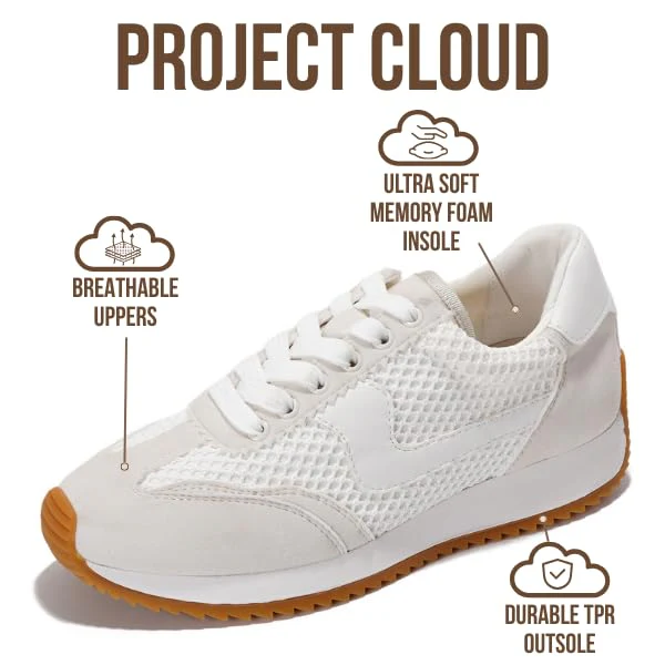Project Cloud Women's | Fashion Sneakers | ProjectPlush Technology | Lightweight | Anti-Slip - Madison - Image 75