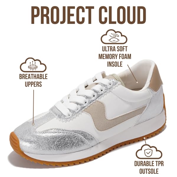 Project Cloud Women's | Fashion Sneakers | ProjectPlush Technology | Lightweight | Anti-Slip - Madison - Image 93