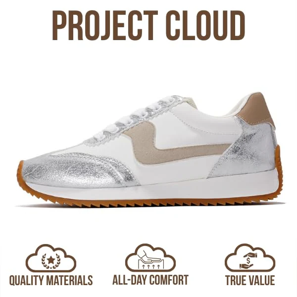 Project Cloud Women's | Fashion Sneakers | ProjectPlush Technology | Lightweight | Anti-Slip - Madison - Image 94