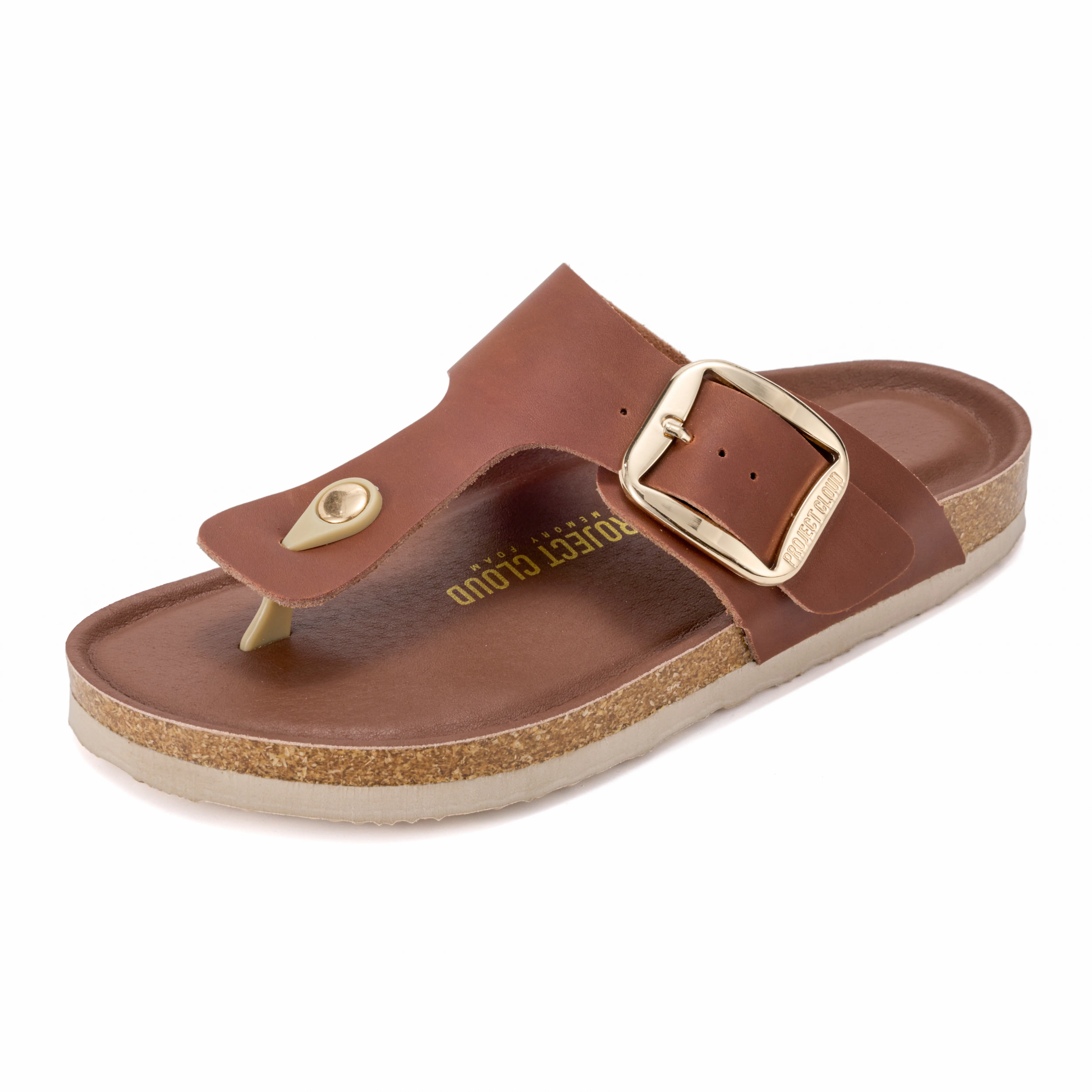 Project Cloud Women's | 100% Genuine Leather Thong Sandals | Memory Foam Insole | Lightweight | Non-Slip - Malaga - Image 22