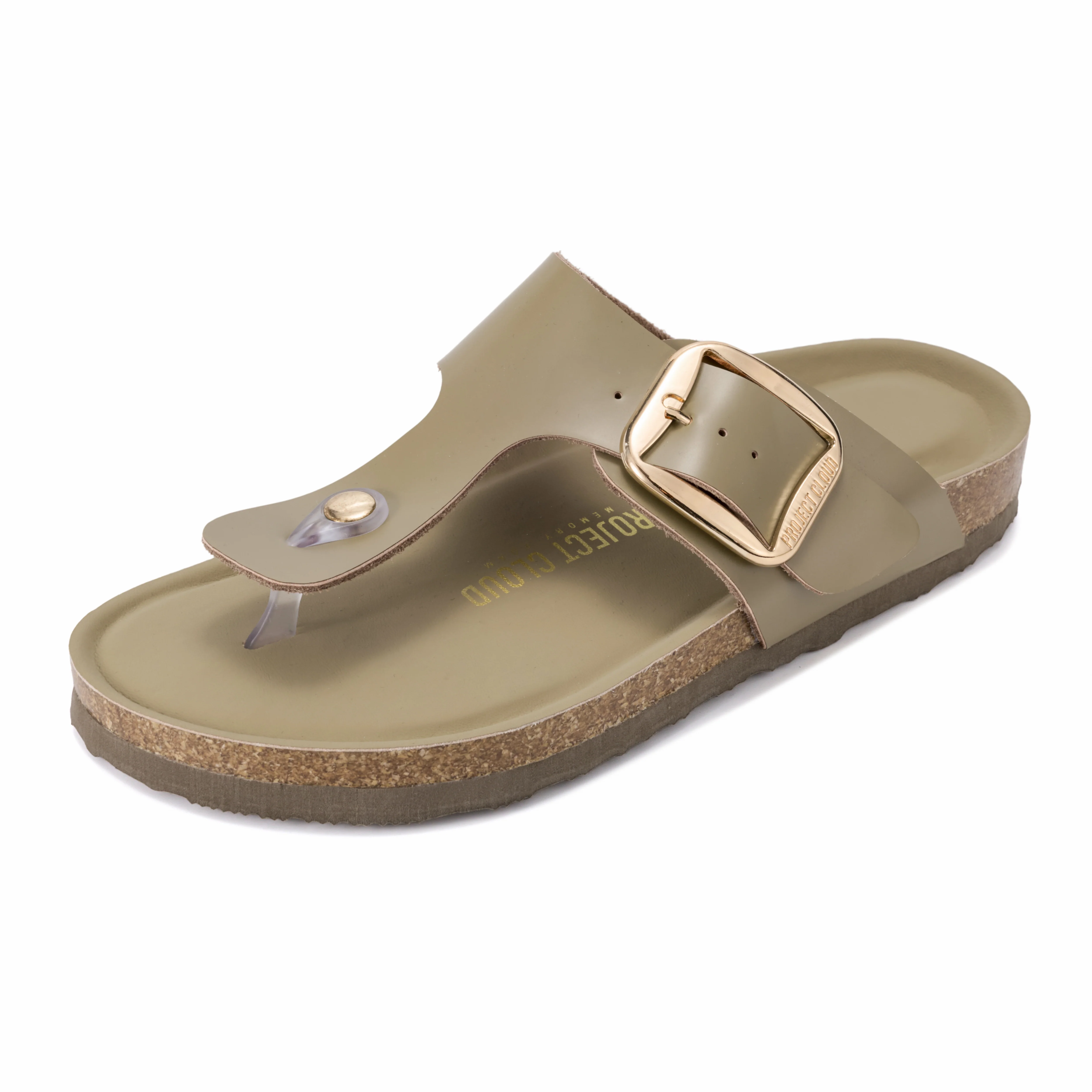 Project Cloud Women's | 100% Genuine Leather Thong Sandals | Memory Foam Insole | Lightweight | Non-Slip - Malaga - Image 37