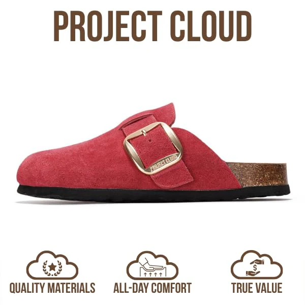Project Cloud Women's | Genuine Leather Clogs | Memory Foam | Lightweight | Non-Slip - Manchester - Image 14