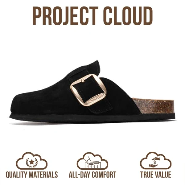 Project Cloud Women's | Genuine Leather Clogs | Memory Foam | Lightweight | Non-Slip - Manchester - Image 19