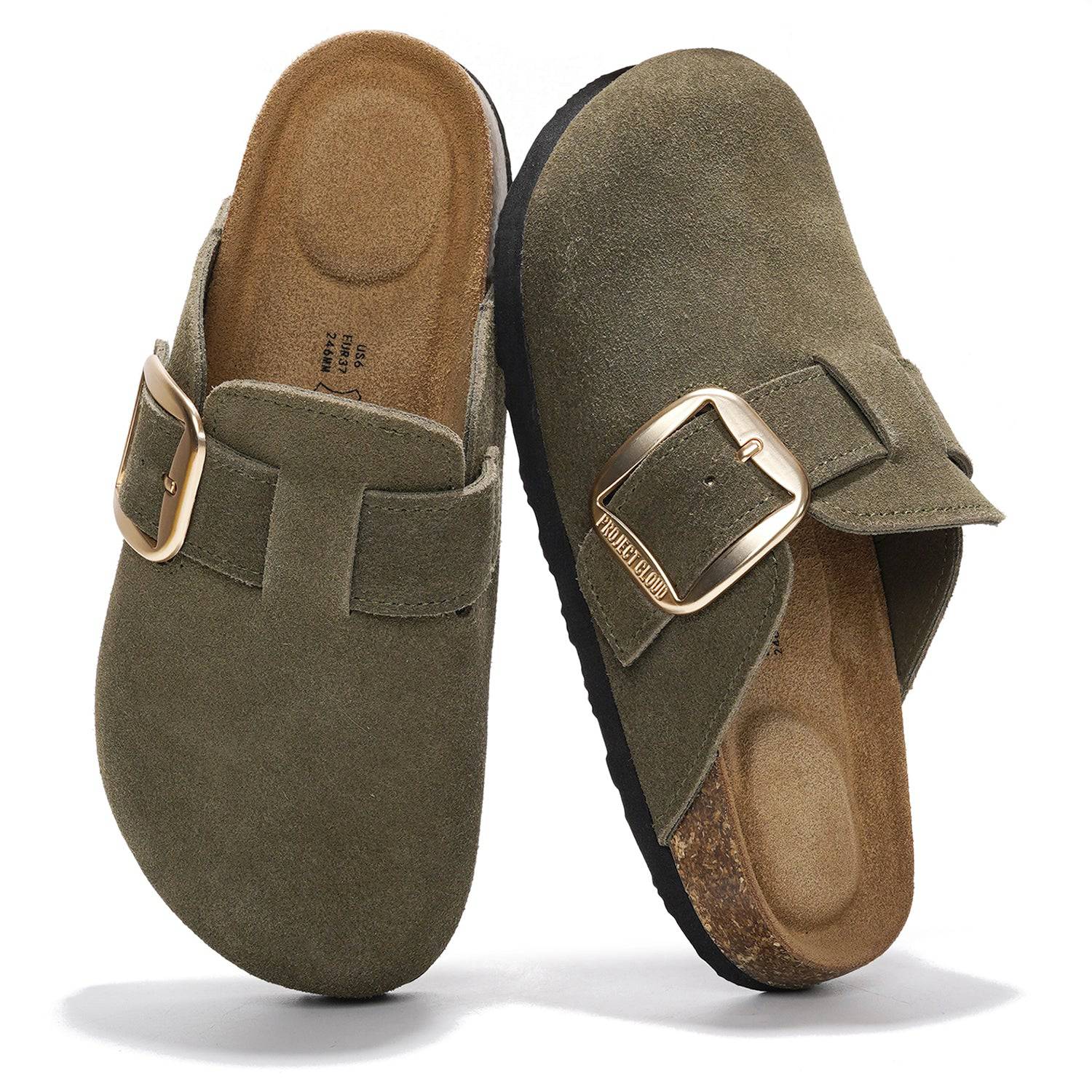 Project Cloud Women's | Genuine Leather Clogs | Memory Foam | Lightweight | Non-Slip - Manchester - Image 26
