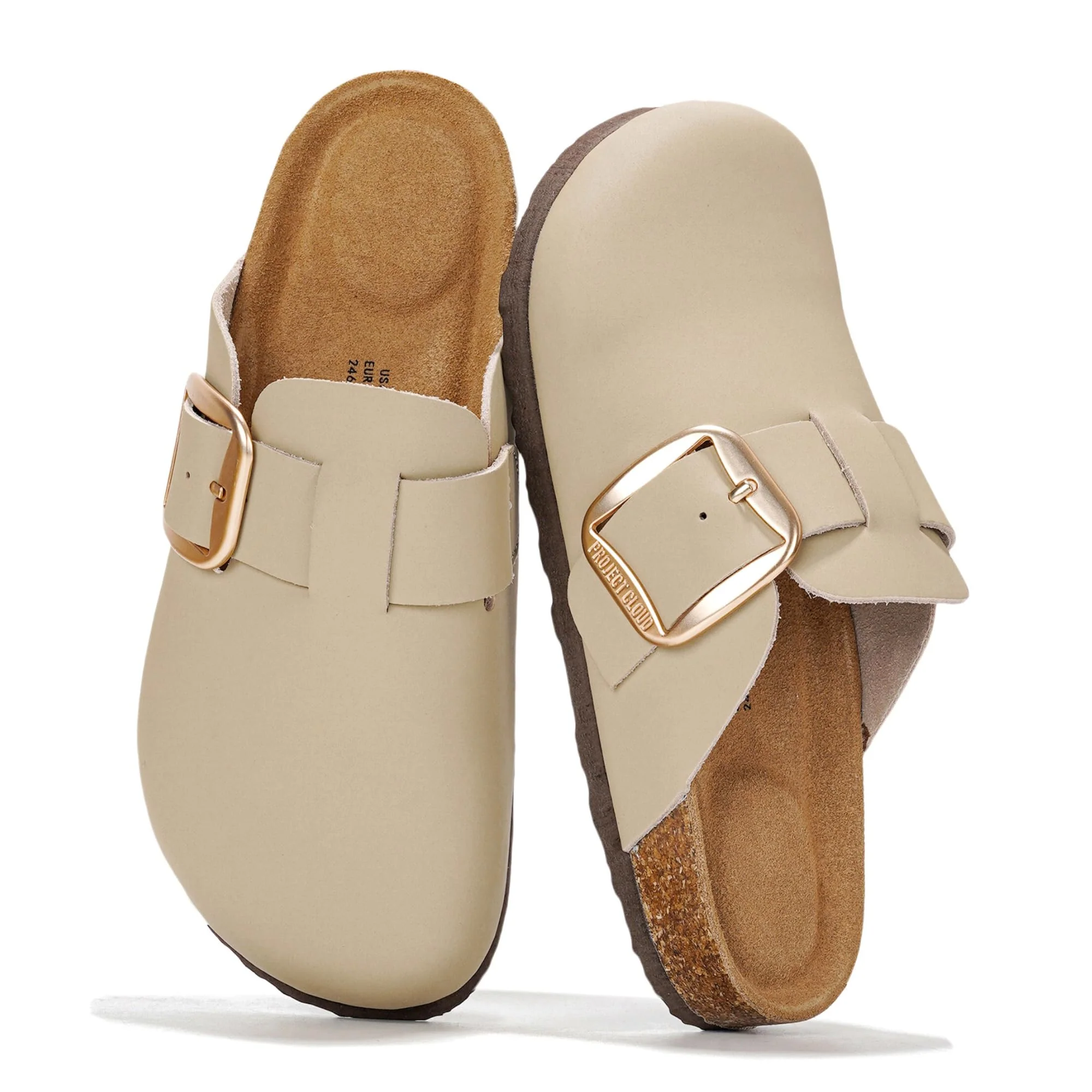 Project Cloud Women's | Genuine Leather Clogs | Memory Foam | Lightweight | Non-Slip - Manchester - Image 31