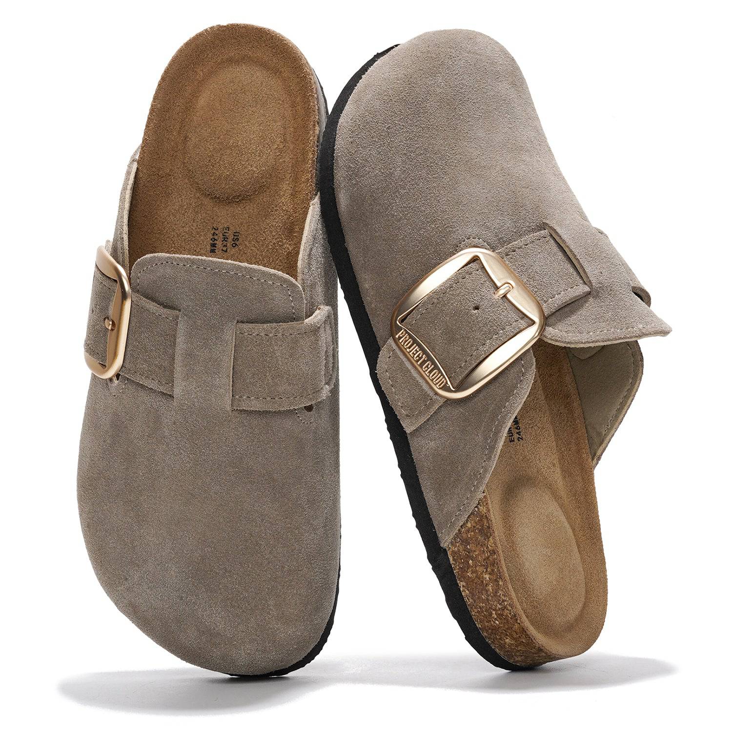Project Cloud Women's | Genuine Leather Clogs | Memory Foam | Lightweight | Non-Slip - Manchester - Image 36