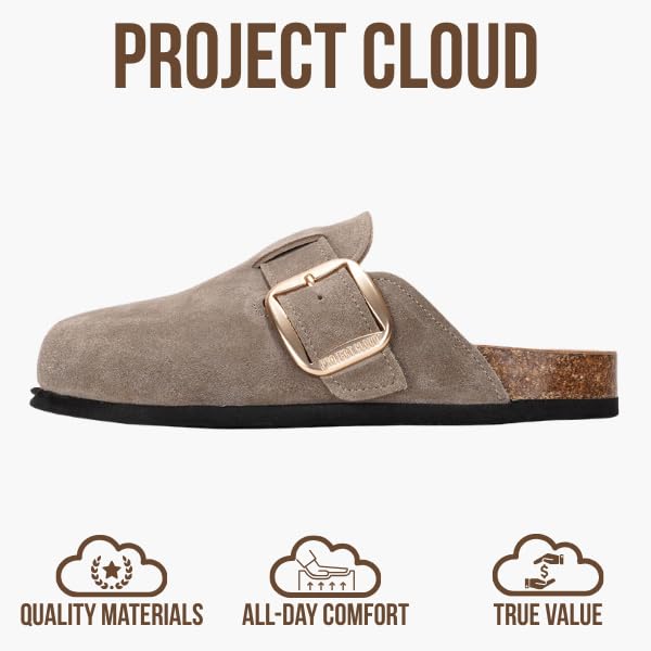 Project Cloud Women's | Genuine Leather Clogs | Memory Foam | Lightweight | Non-Slip - Manchester - Image 39