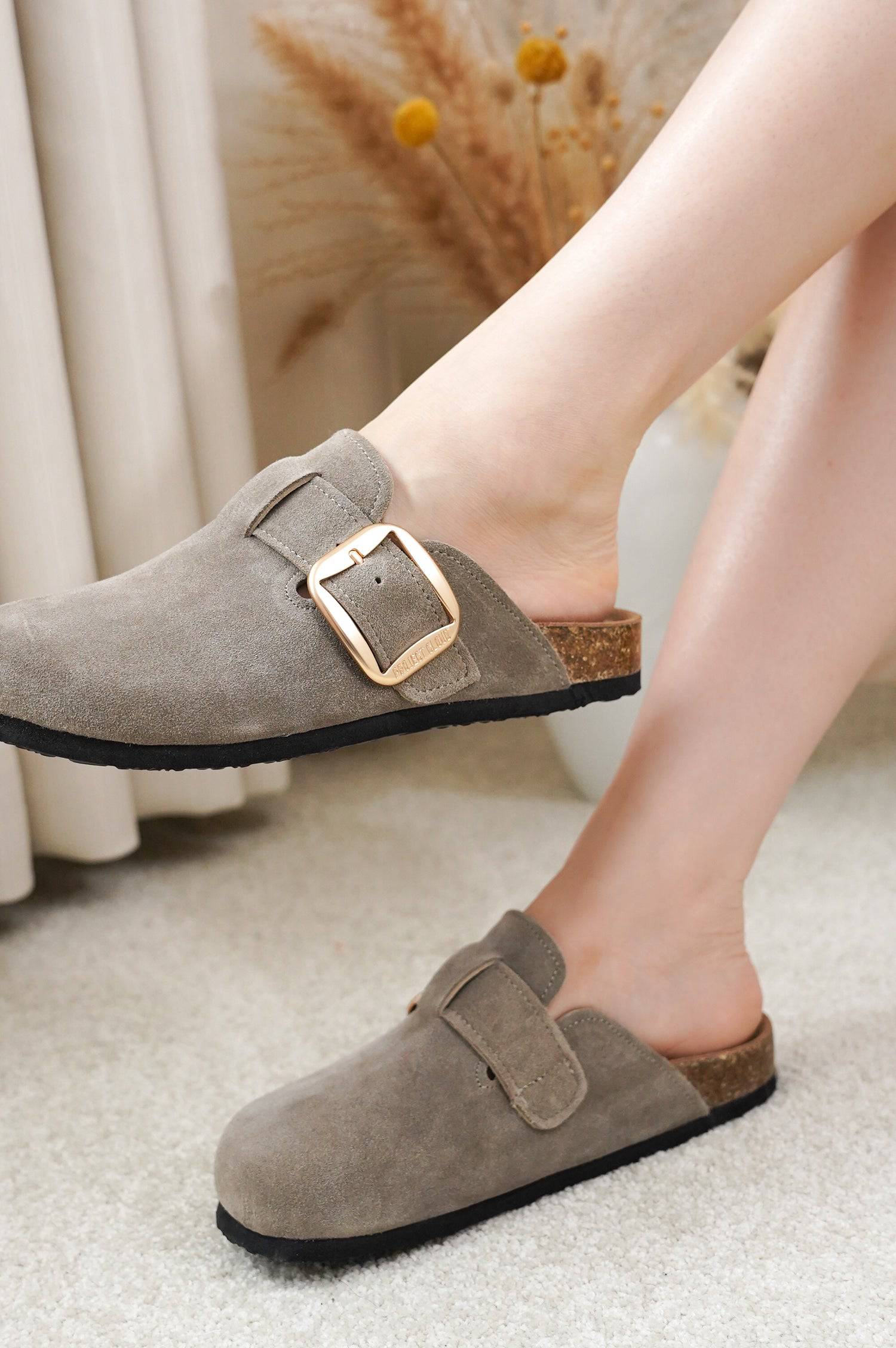Project Cloud Women's | Genuine Leather Clogs | Memory Foam | Lightweight | Non-Slip - Manchester - Image 40