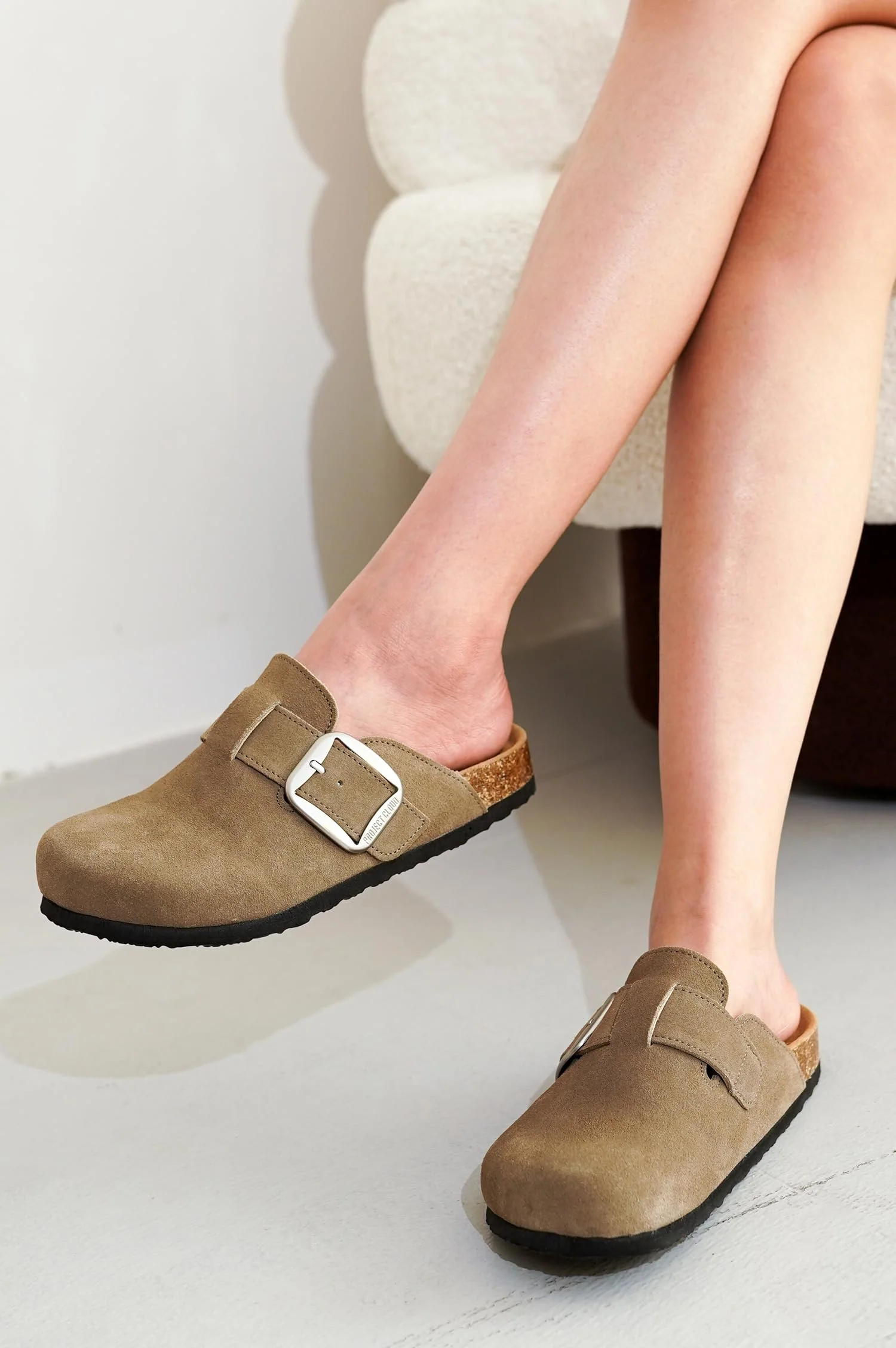 Project Cloud Women's | Genuine Leather Clogs | Memory Foam | Lightweight | Non-Slip - Manchester - Image 50