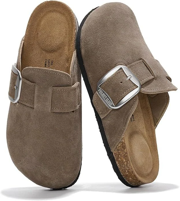 Project Cloud Women's | Genuine Leather Clogs | Memory Foam | Lightweight | Non-Slip - Manchester - Image 56
