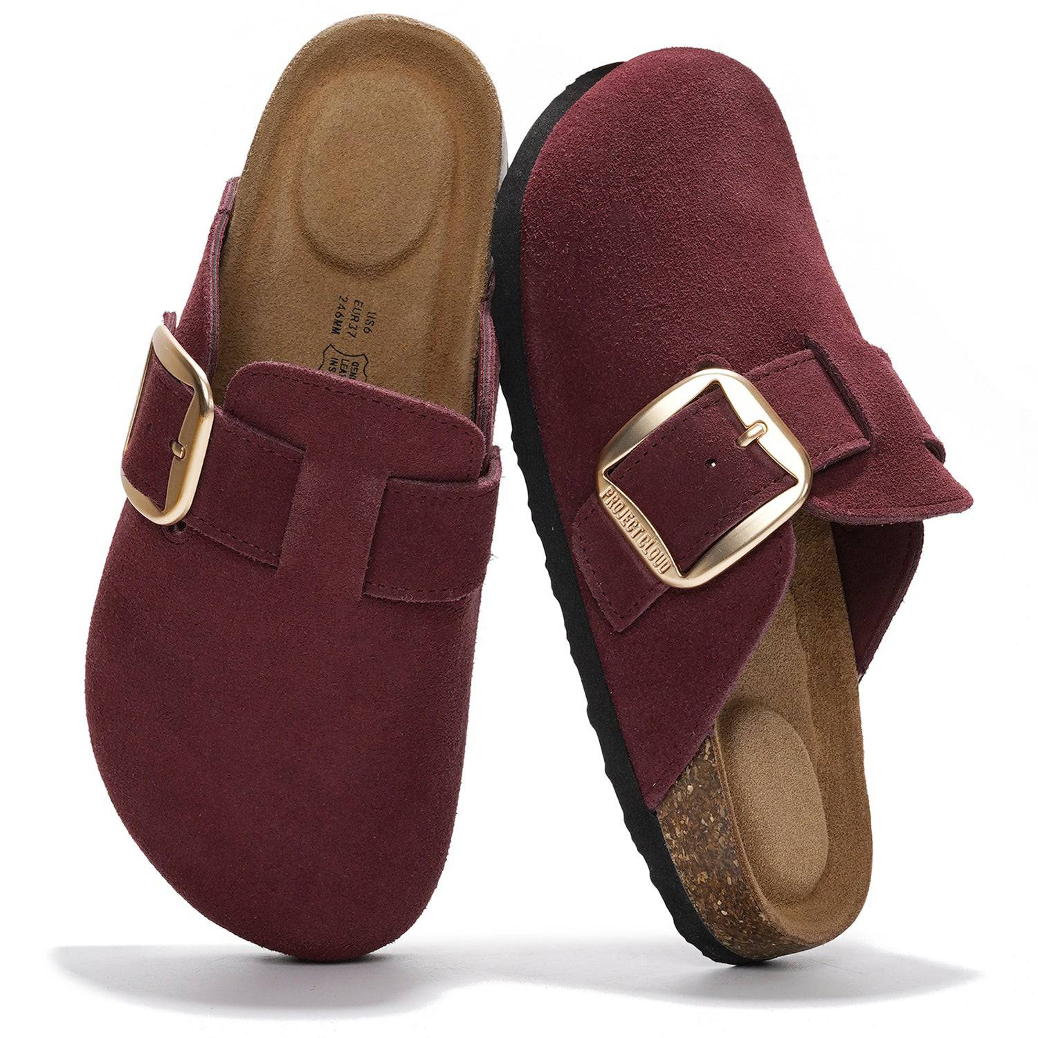Project Cloud Women's | Genuine Leather Clogs | Memory Foam | Lightweight | Non-Slip - Manchester - Image 6