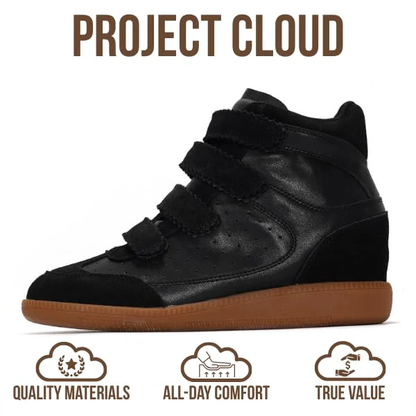 Project Cloud Women's | Stylish Wedge Sneakers | Memory Foam Insole | Lightweight | Non-Slip - Marant - Image 10