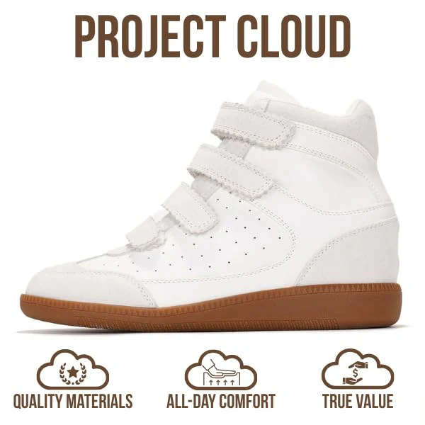 Project Cloud Women's | Stylish Wedge Sneakers | Memory Foam Insole | Lightweight | Non-Slip - Marant - Image 16
