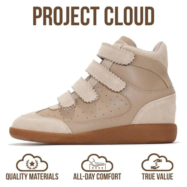 Project Cloud Women's | Stylish Wedge Sneakers | Memory Foam Insole | Lightweight | Non-Slip - Marant - Image 22