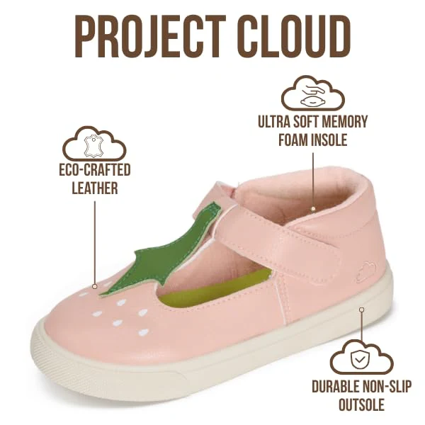 Project Cloud Kids | Mary Jane Sneakers with Terry Cloth Lining | Hook-and-Loop | Memory Foam | Lightweight | Non-Slip Toddlers & Kids - Image 18