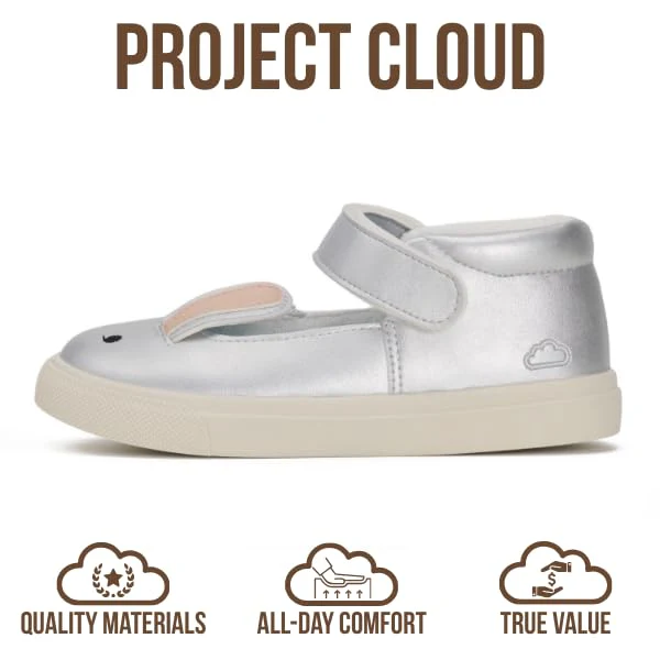 Project Cloud Kids | Mary Jane Sneakers with Terry Cloth Lining | Hook-and-Loop | Memory Foam | Lightweight | Non-Slip Toddlers & Kids - Image 24