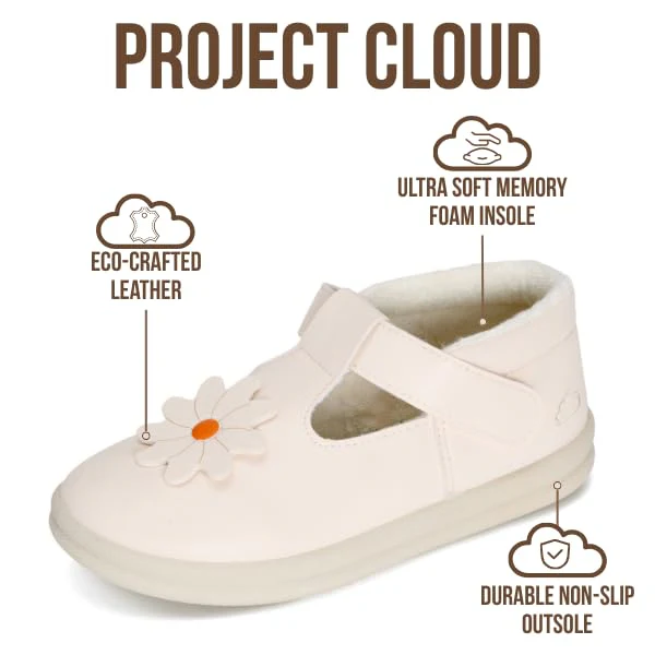 Project Cloud Kids | Mary Jane Sneakers with Terry Cloth Lining | Hook-and-Loop | Memory Foam | Lightweight | Non-Slip Toddlers & Kids - Image 38