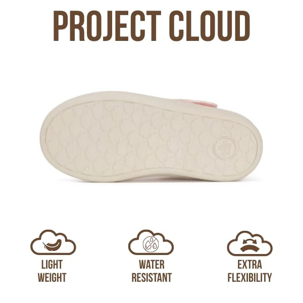 Project Cloud Kids | Mary Jane Sneakers with Terry Cloth Lining | Hook-and-Loop | Memory Foam | Lightweight | Non-Slip Toddlers & Kids - Image 5