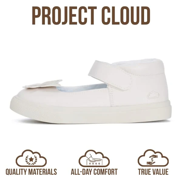Project Cloud Kids | Mary Jane Sneakers with Terry Cloth Lining | Hook-and-Loop | Memory Foam | Lightweight | Non-Slip Toddlers & Kids - Image 9