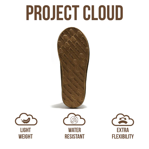 Project Cloud Men's | Australian Sheepskin Slippers | Memory Foam | Lightweight | Non-Slip - Relaxation - Image 10