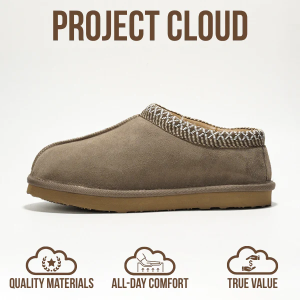Project Cloud Men's | Australian Sheepskin Slippers | Memory Foam | Lightweight | Non-Slip - Relaxation - Image 19