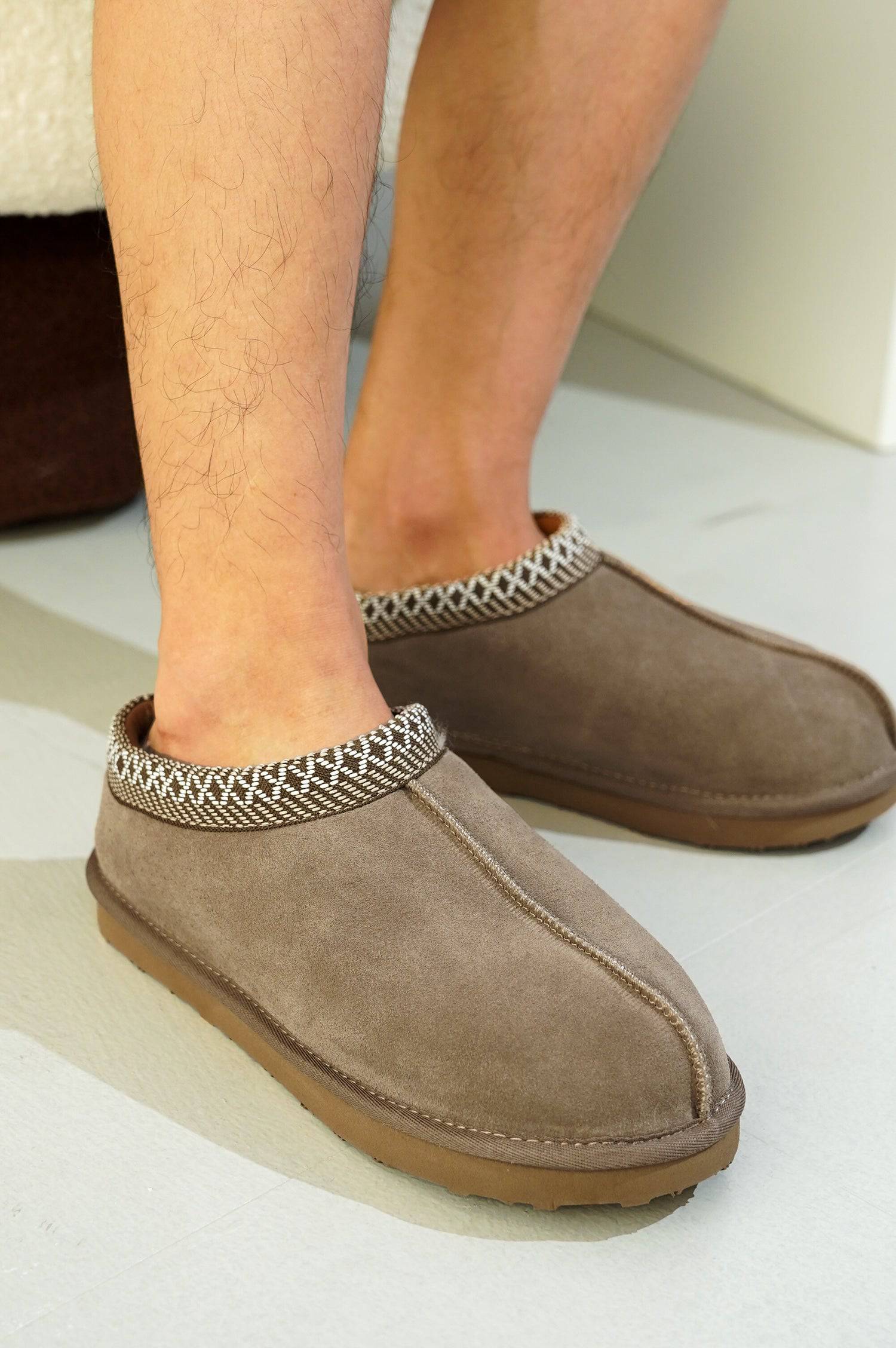 Project Cloud Men's | Australian Sheepskin Slippers | Memory Foam | Lightweight | Non-Slip - Relaxation - Image 21
