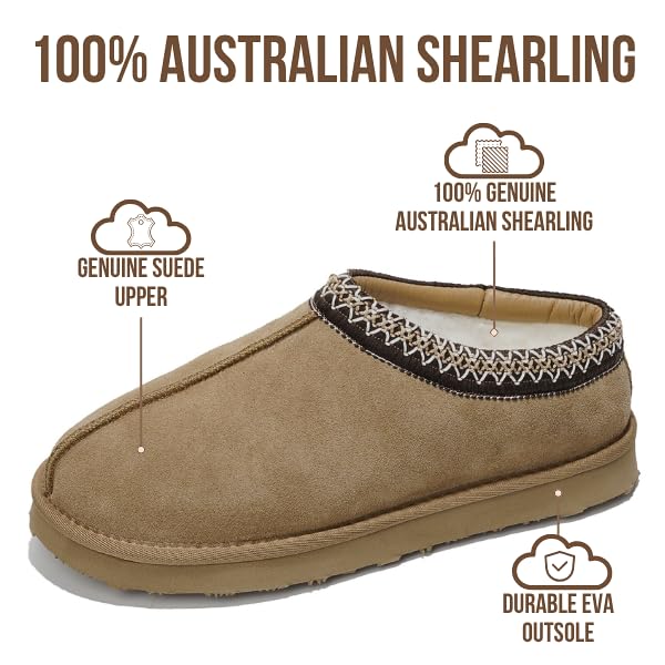 Project Cloud Men's | Australian Sheepskin Slippers | Memory Foam | Lightweight | Non-Slip - Relaxation - Image 3