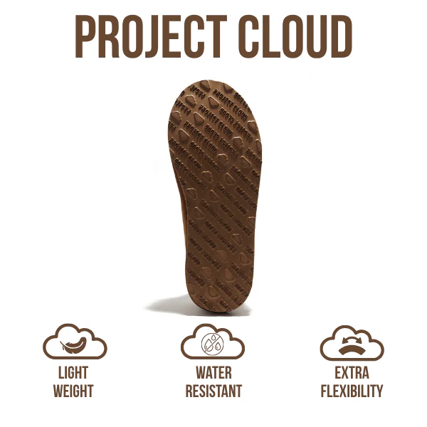 Project Cloud Men's | Australian Sheepskin Slippers | Memory Foam | Lightweight | Non-Slip - Relaxation - Image 5