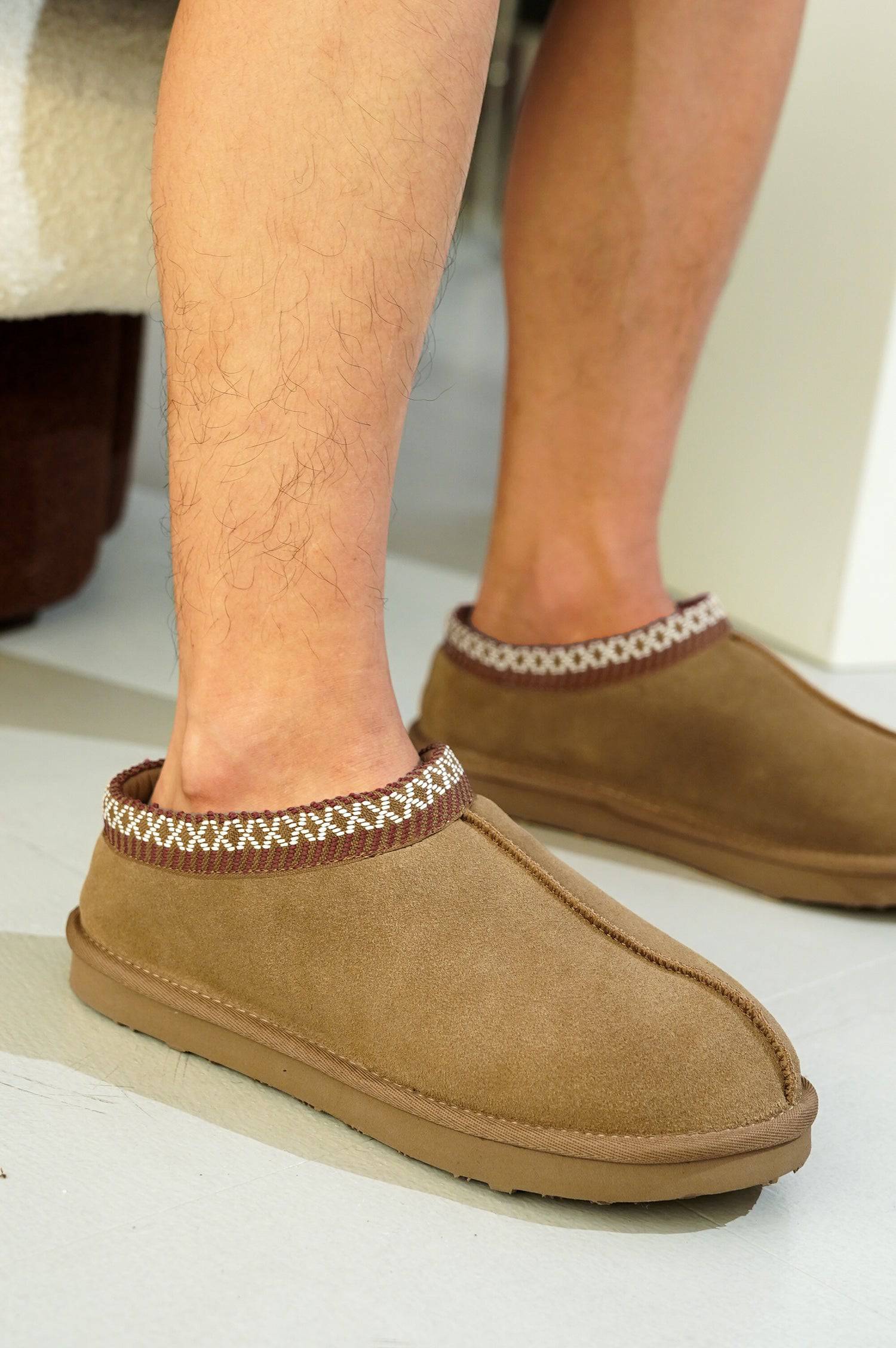 Project Cloud Men's | Australian Sheepskin Slippers | Memory Foam | Lightweight | Non-Slip - Relaxation - Image 6