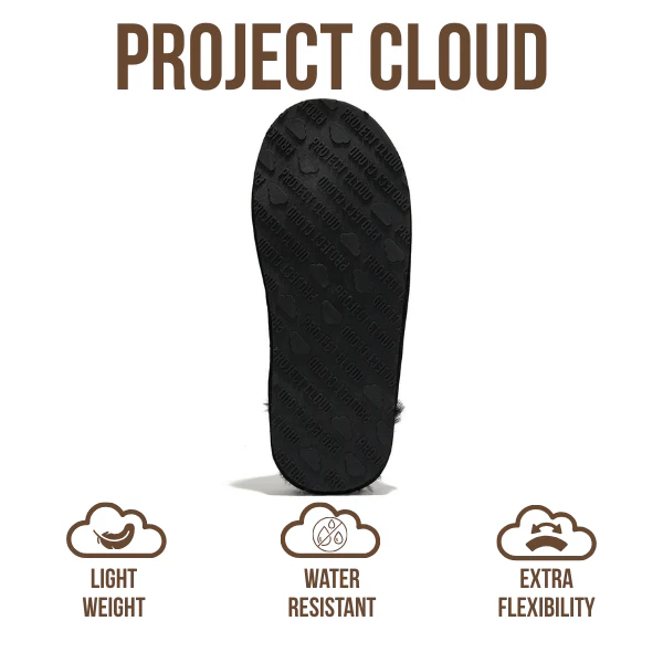 Project Cloud Men's | Genuine Sheepskin Upper House Slippers | Memory Foam | Lightweight | Non-Slip - Colin - Image 11