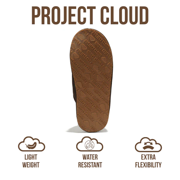 Project Cloud Men's | Genuine Sheepskin Upper House Slippers | Memory Foam | Lightweight | Non-Slip - Colin - Image 23
