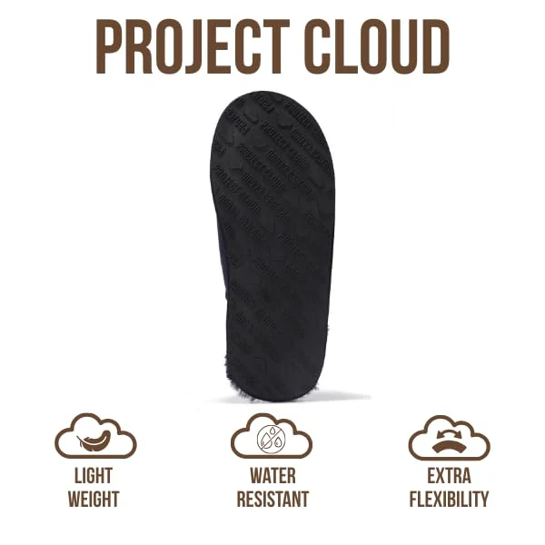 Project Cloud Men's | Genuine Sheepskin Upper House Slippers | Memory Foam | Lightweight | Non-Slip - Colin - Image 29